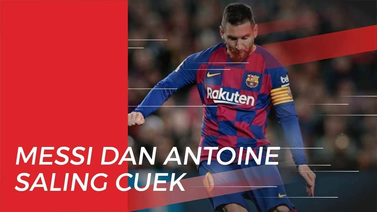 Lionel Messi dan Antoine Griezmann Tak Saling Oper di Babak