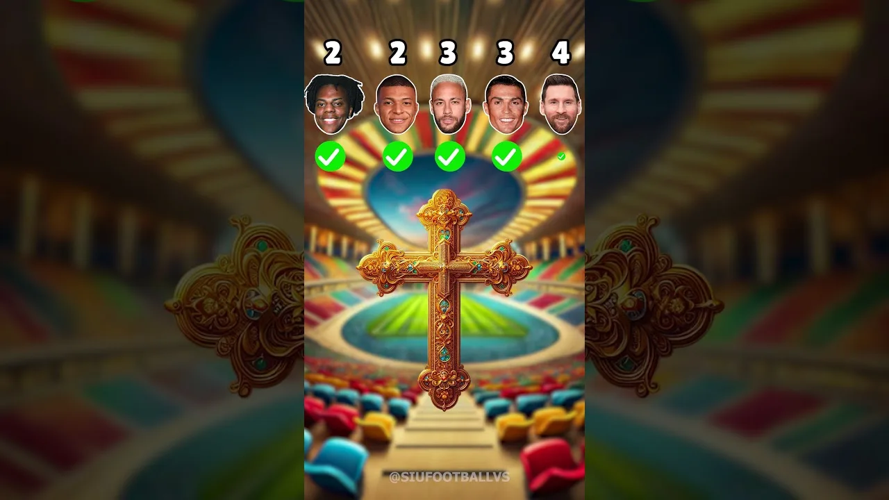 Lionel Messi, Cristiano Ronaldo, Neymar Jr, IShowSpeed, Kylian Mbappé #football #footballshorts