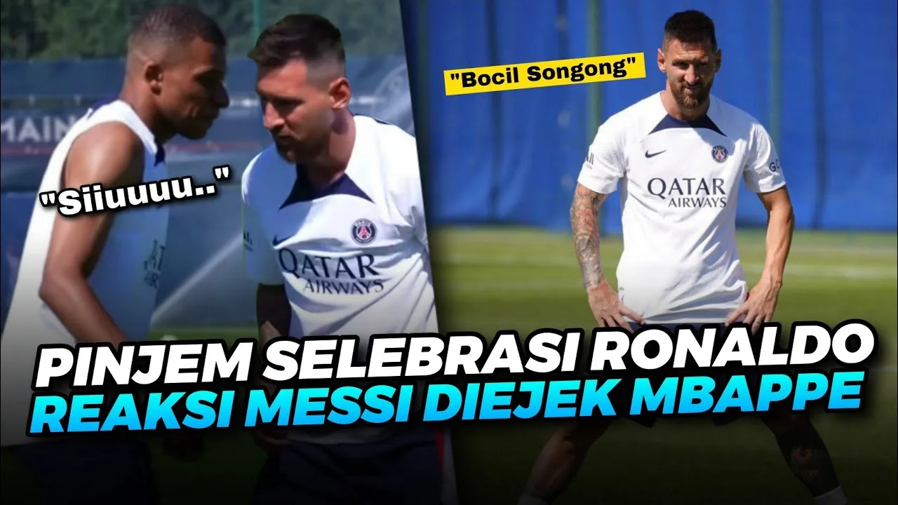 SENGAJA BIKIN JENGKEL MESSI  Kylian Mbappe Selebrasi