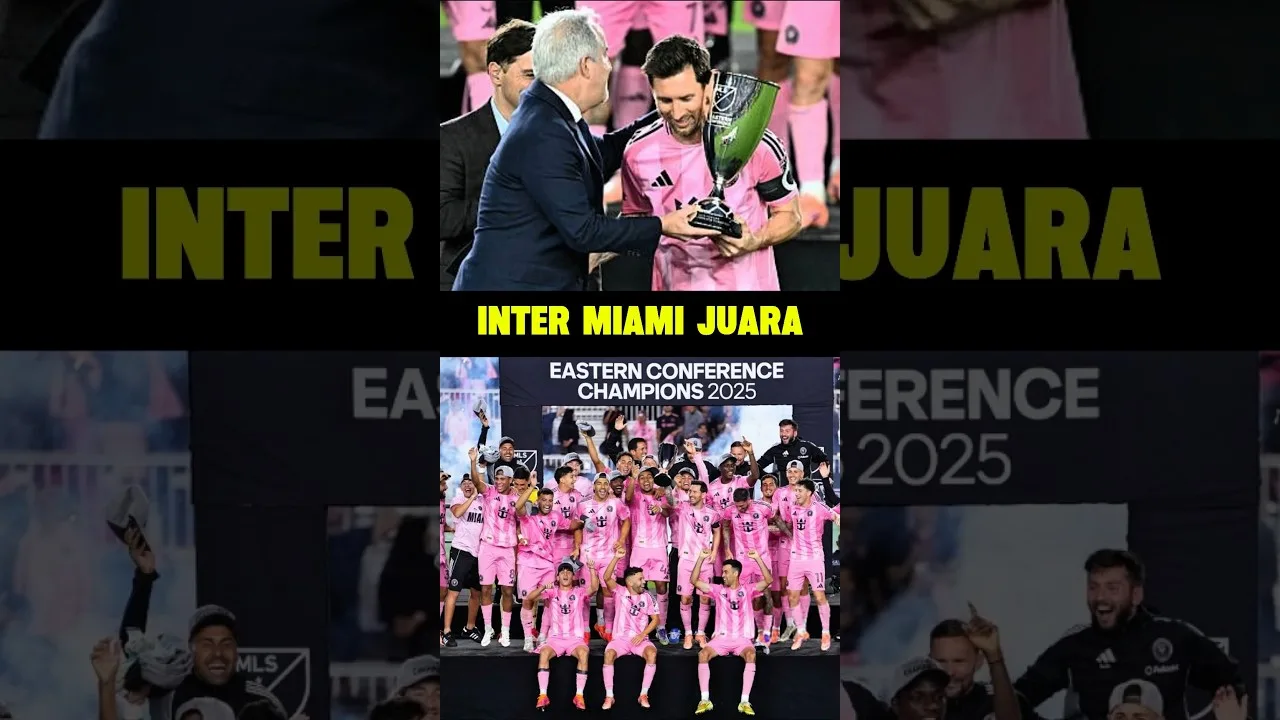 Leo Messi Juara Bersama Inter Miami, yang Sekaligus Memastikan Tempat di Final MLS Cup #messi #mls
