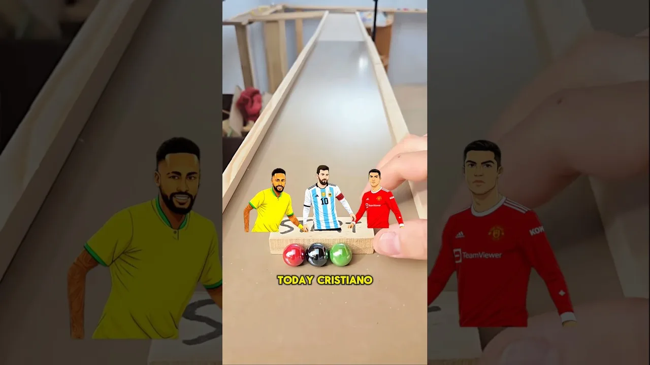 Cristiano Ronaldo contre Lionel Messi contre Neymar Jr. : Fans War Challenge – Qui est le vrai GOAT🤯😍 !#shorts