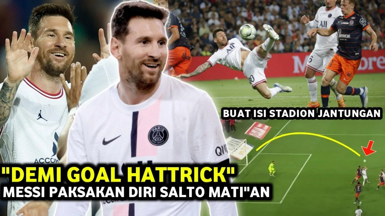 Mati-Matian Demi Hattrick  Messi Paksakan Diri SALTO Untuk