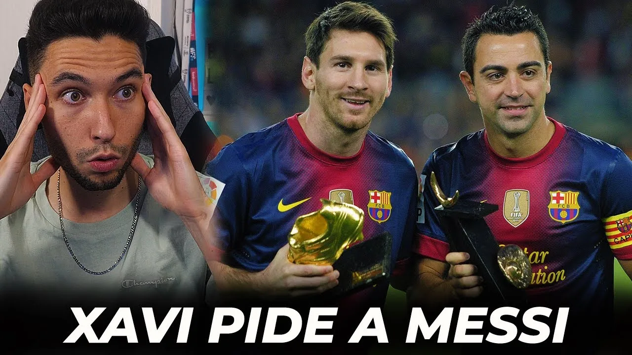 XAVI PIDE A LAPORTA EL FICHAJE DE LEO MESSI ¿QUE OPCIONES