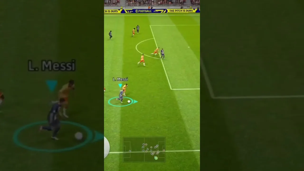 Leo Messi Skill Play #pes2023 #shorts
