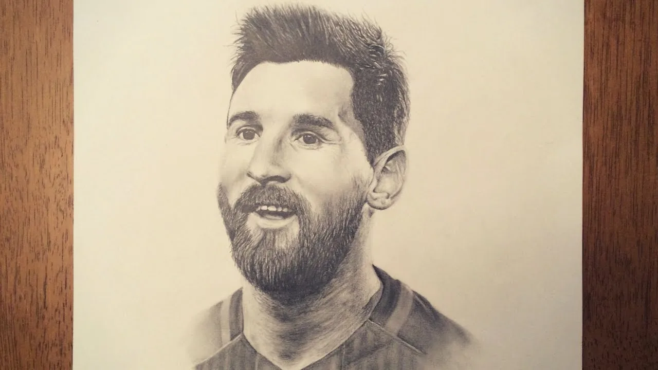 Drawing Lionel Messi