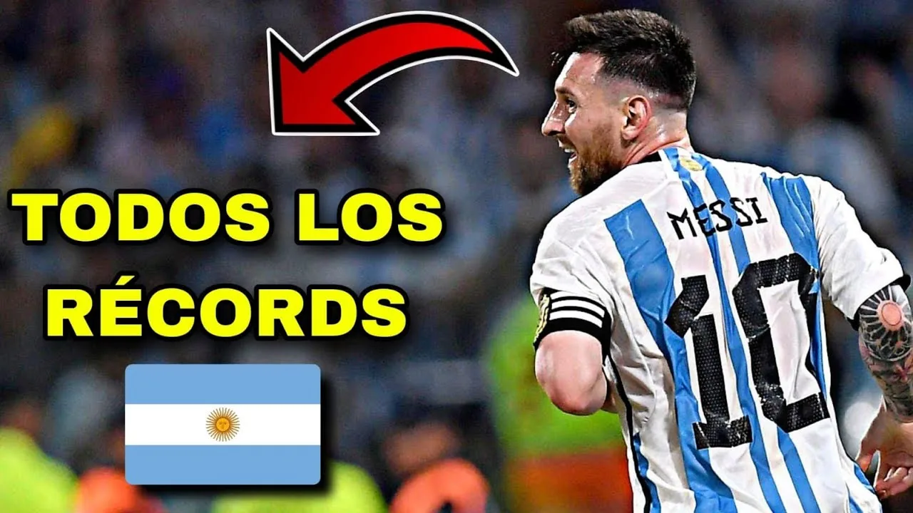 TODOS LOS RÉCORDS QUE LEO MESSI ROMPIÓ HOY CON SU