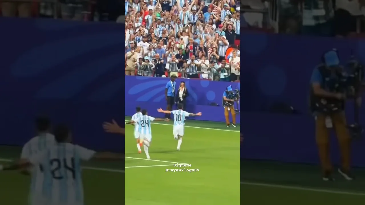 Haci logré Grabar El Gol De “Leo Messi” En El Mundial 2026 desde las gradas #messi #leo #worldcup