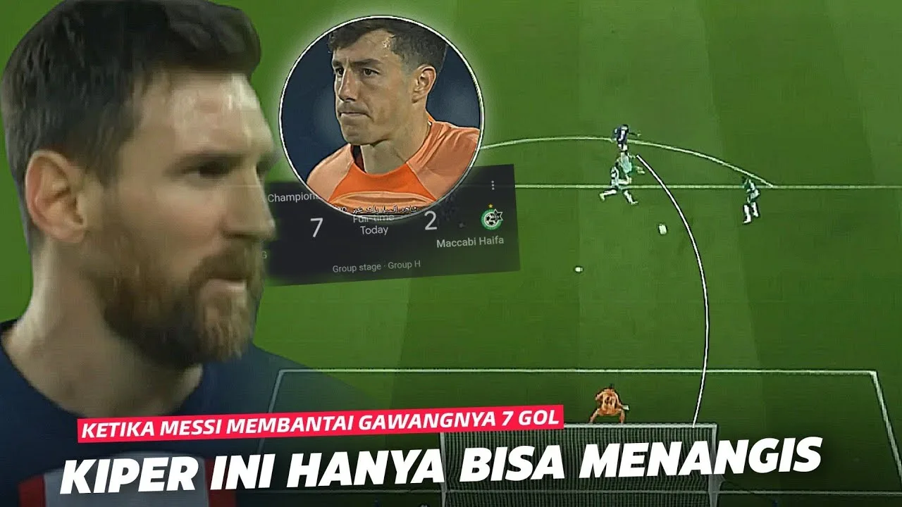 KIPERNYA SAMPAI TAK PERCAYA !!! Lionel Messi Membuat Kiper