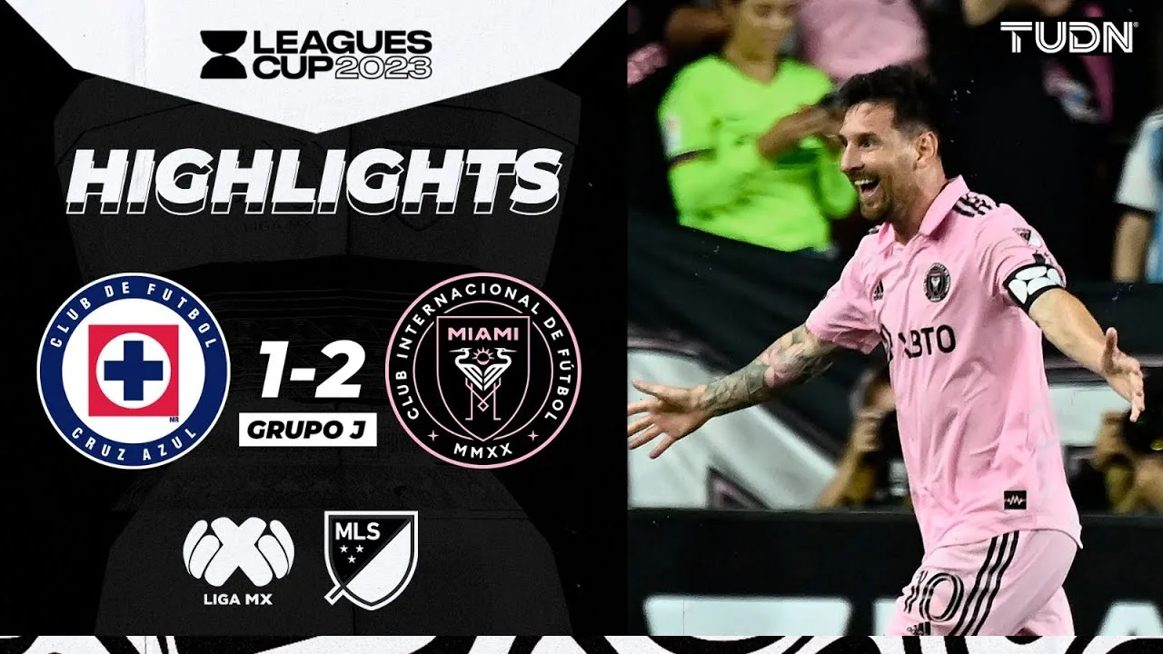 Resumen y goles | Cruz Azul 1-2 Inter Miami | Leagues Cup