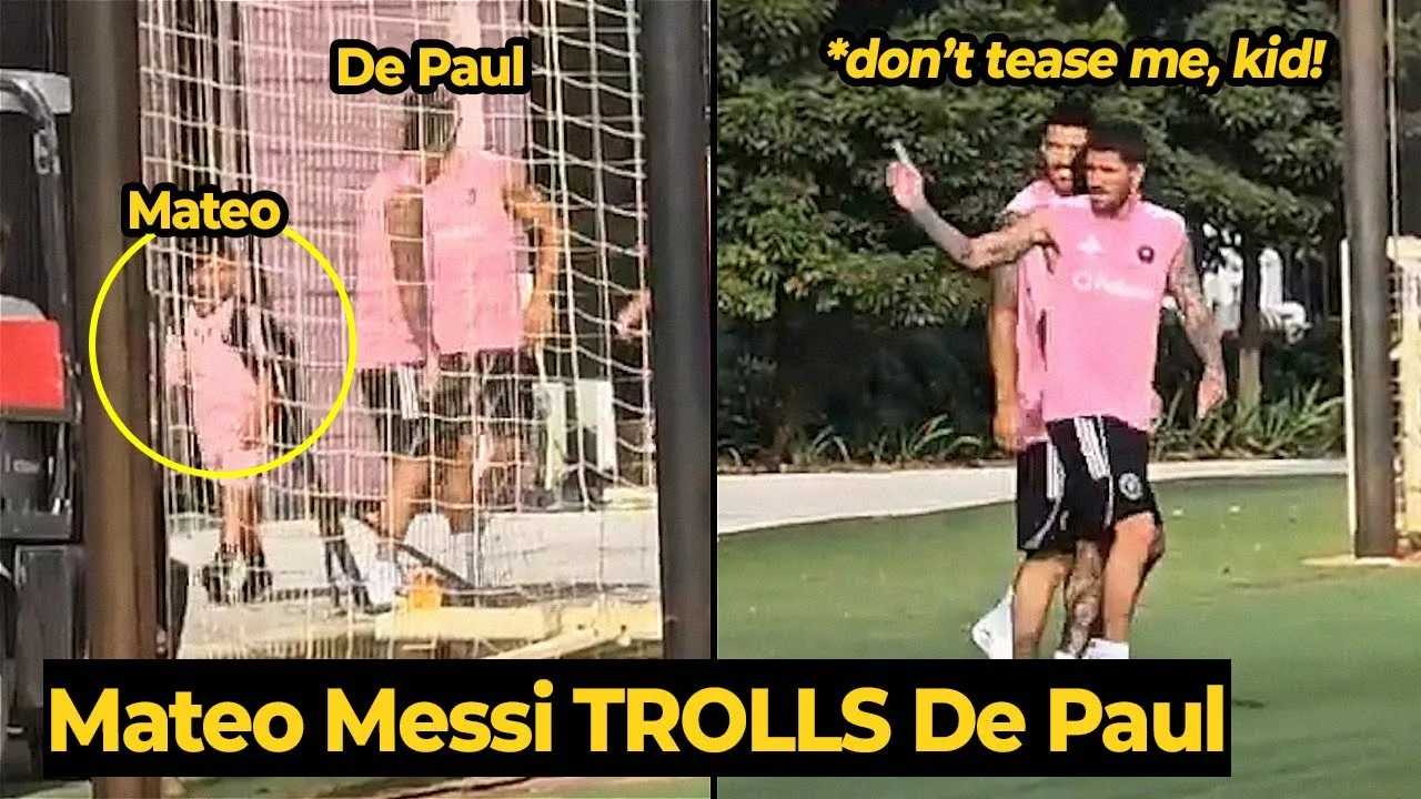 Funny Mateo Messi Trolls de Paul lors de la formation Inter Miami aujourd’hui à venir Necaxa | Nouvelles de football