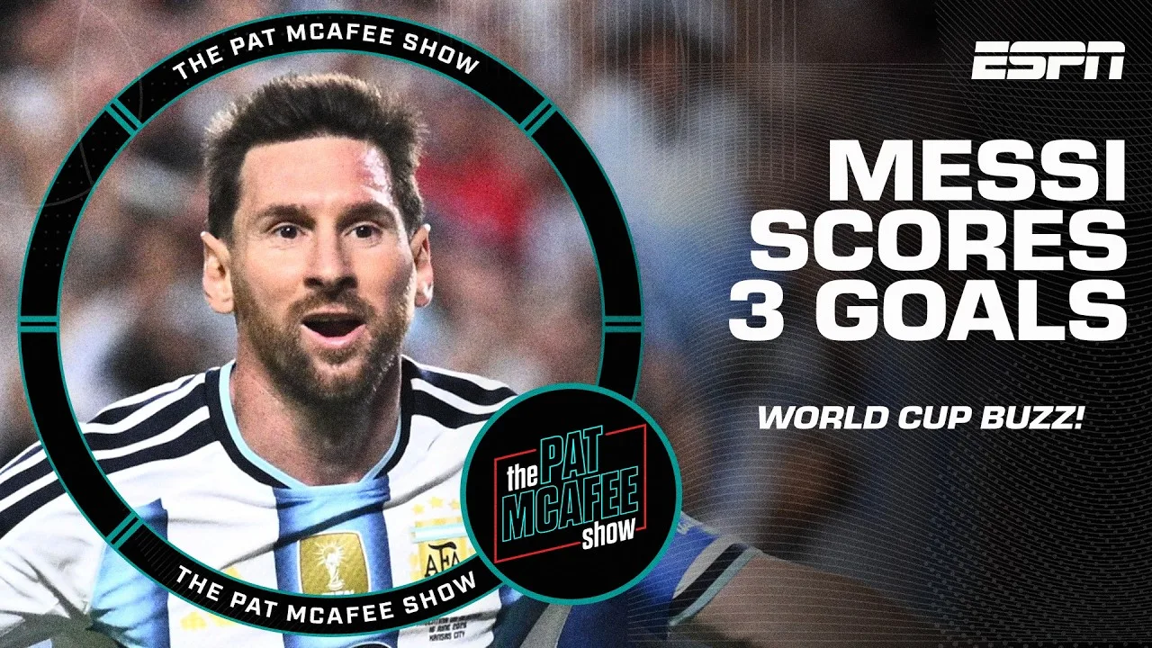 Le tour du chapeau de Leo Messi enflamme la FIÈVRE DE LA COUPE DU MONDE ! ⚽ | Le spectacle de Pat McAfee