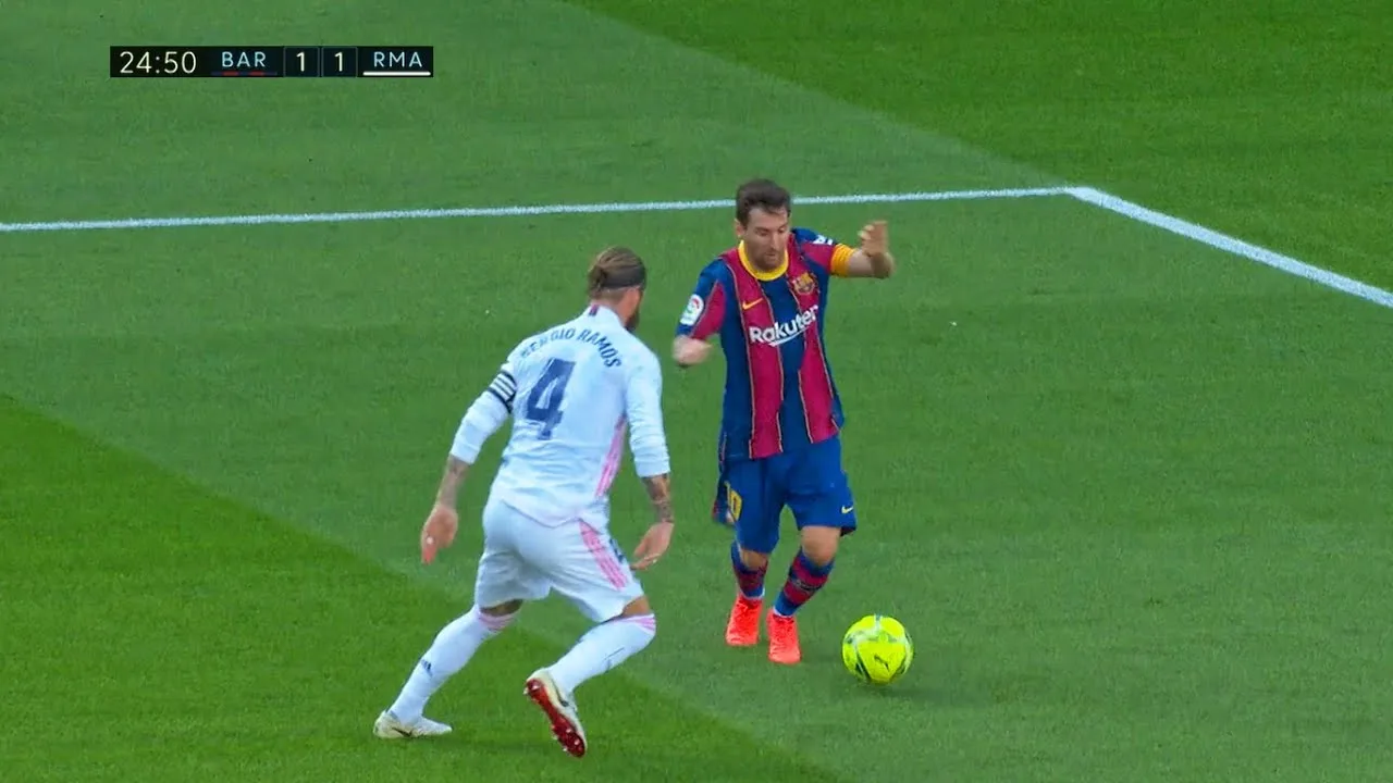 Lionel Messi vs Real Madrid (Home) 2020/21 HD 1080i (English