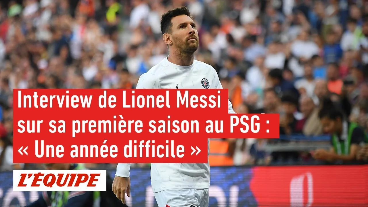 Lionel Messi : « Une année difficile » – Football
