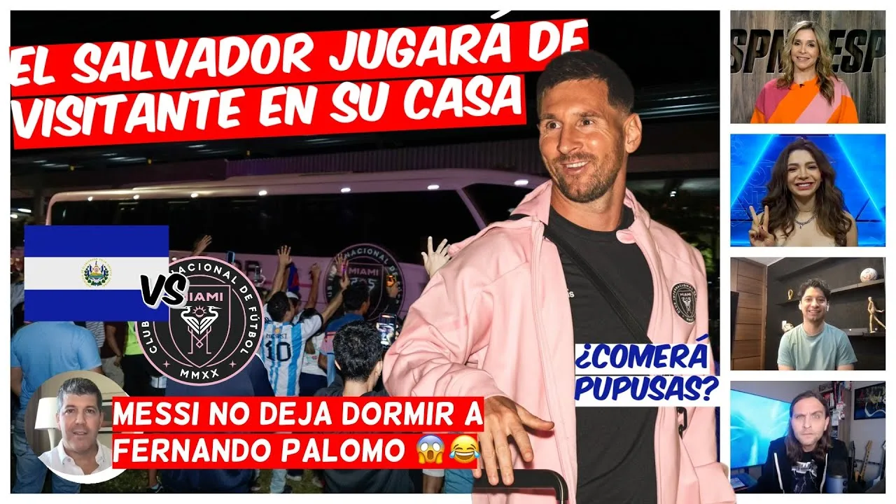 MESSI revoluciona EL SALVADOR, la gente va a ver al INTER