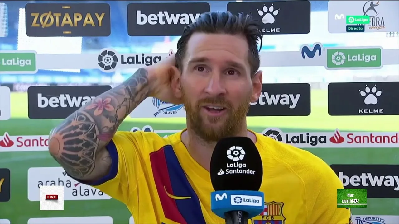 Leo Messi: "Hoy se vió otra cosa, hicimos autocrítica,