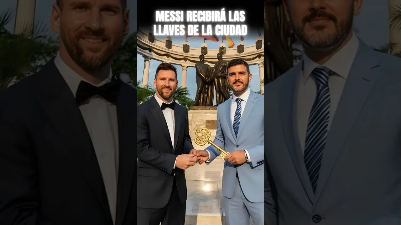 Messi y las llaves de Guayaquil #ecuador #leomessi #guayaquil #noticiasdefutbol #intermiami