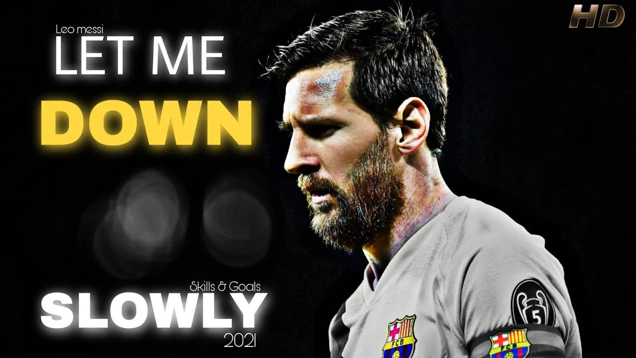 LEO MESSI● let me down slowly ► magic Skills & Goals Mix ●
