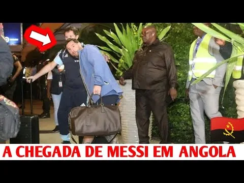 Veja como o Lionel Messi foi RECEBIDO em Angola