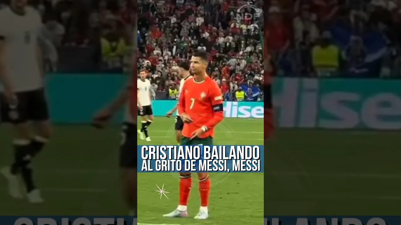 Cristiano Ronaldo dansant au rythme de Leo Messi 😂