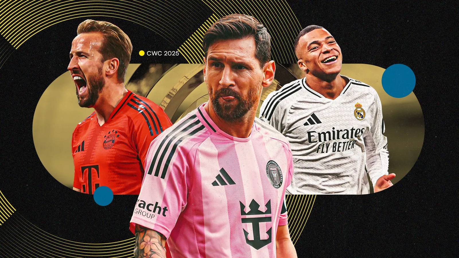 Lionel Messi, Erling Haaland, Kylian Mbappe et les 25 meilleurs joueurs de la Coupe du Monde du Club de la FIFA, se sont classés