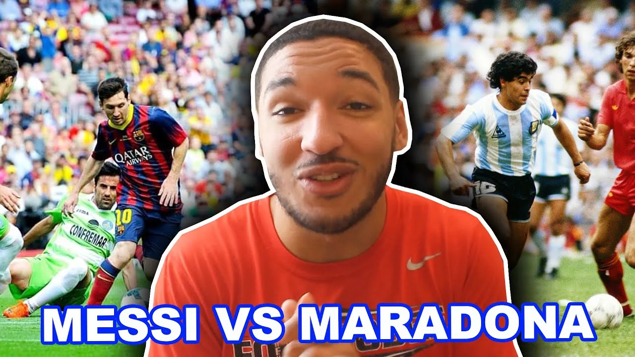 LIONEL MESSI VS DIEGO MARADONA ● Dribbling & Skills ||