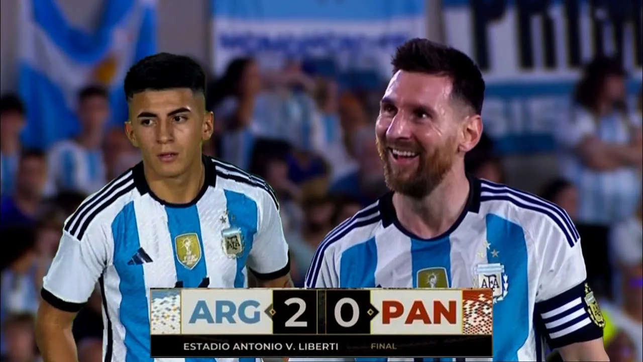 Argentina vs Panama 2-0 | Lionel Messi Scored Stunning Free