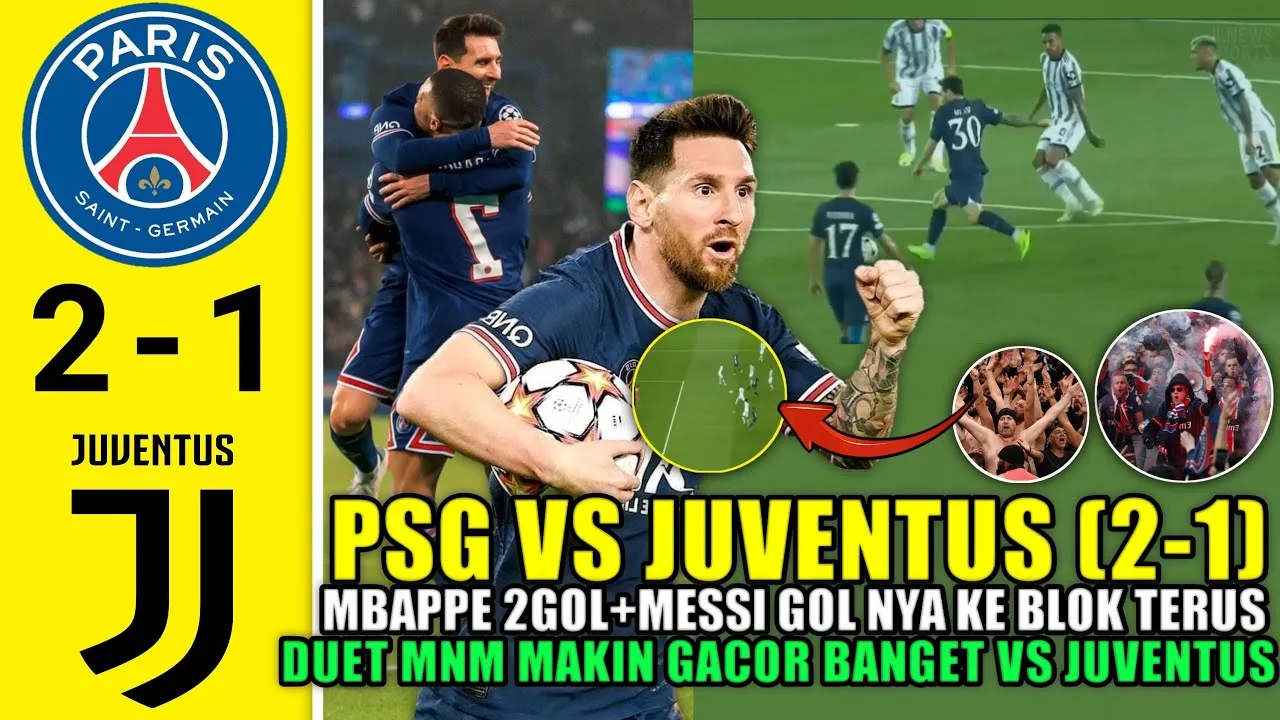 “JUVE TAK BERKUTIK“ Lionel Messi psg Vs Juventus SERUU