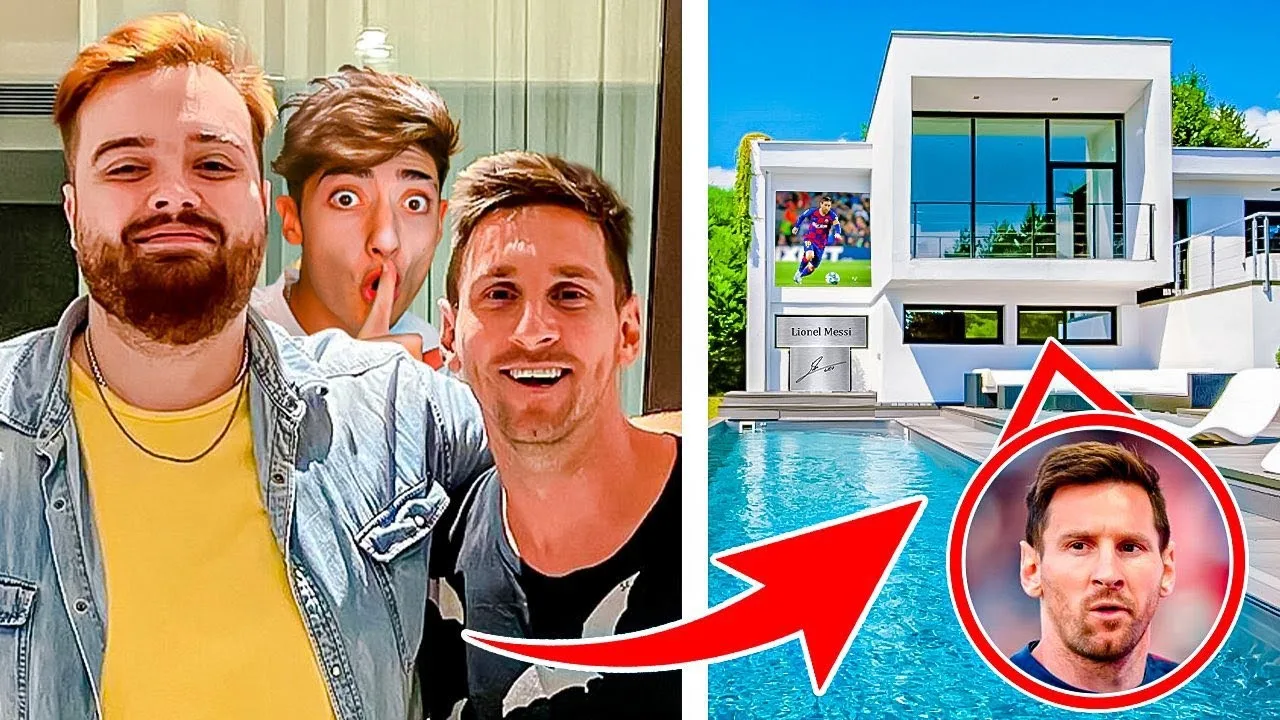 LEO MESSI me INVITO a su CASA por hacerme pasar por IBAI!
