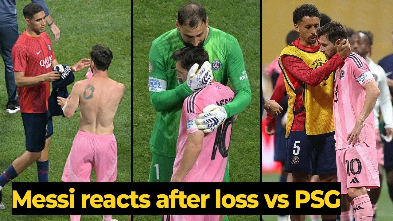 Tous les joueurs du PSG ont montré du respect à Messi après le match après la perte de Miami | Nouvelles de football aujourd’hui
