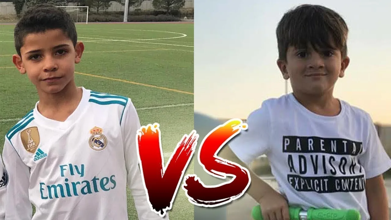 CRISTIANO RONALDO JR VS THIAGO MESSI … Qui A Le Meilleur