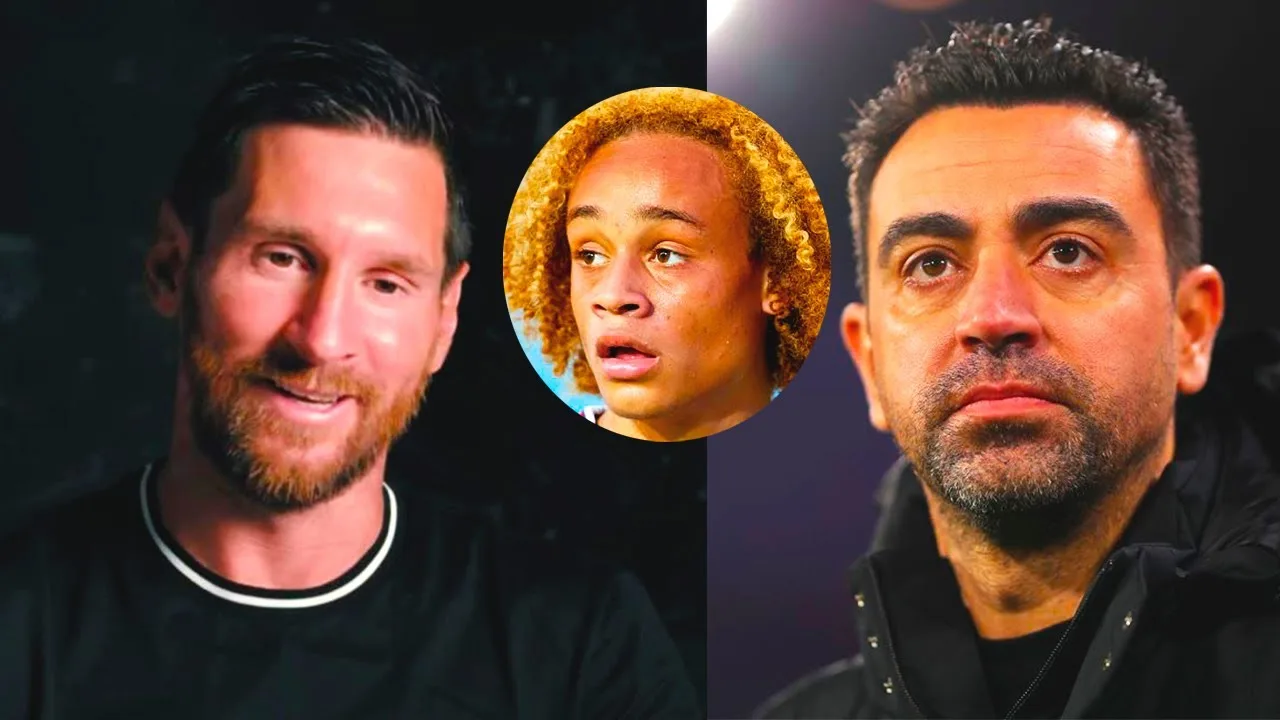 ¡ESTO ES LO QUE MESSI LE DIJO A XAVI SOBRE XAVI SIMONS! 😳