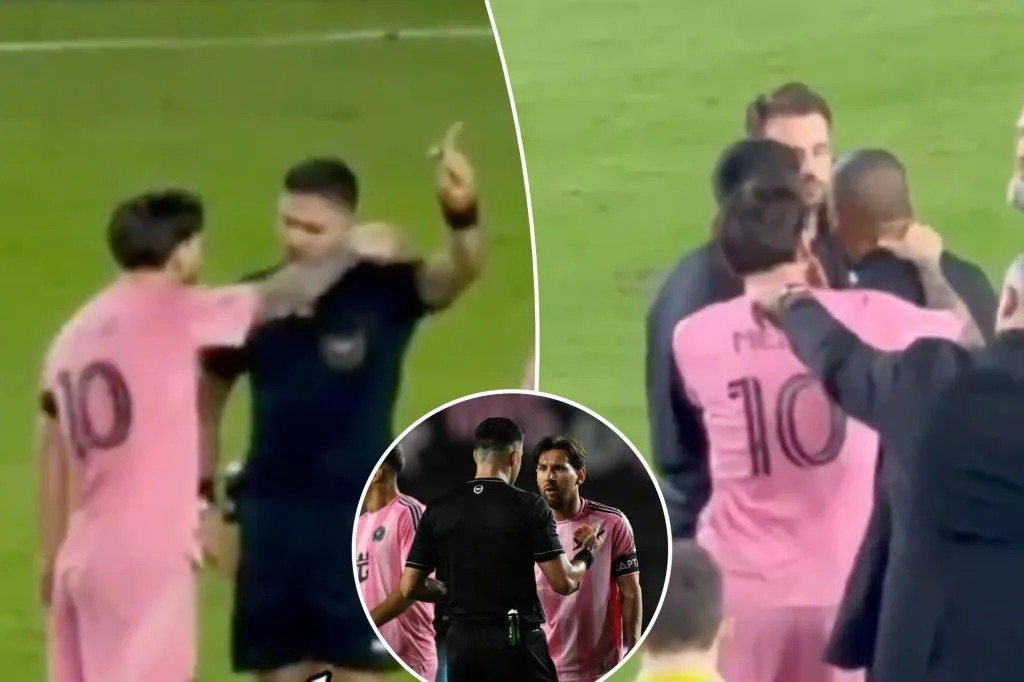 Lionel Messi a attrapé le cou de l’entraîneur de NYCFC par derrière dans une scène magnifique