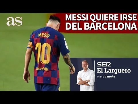 MESSI frena su renovación y QUIERE IRSE del BARCELONA en