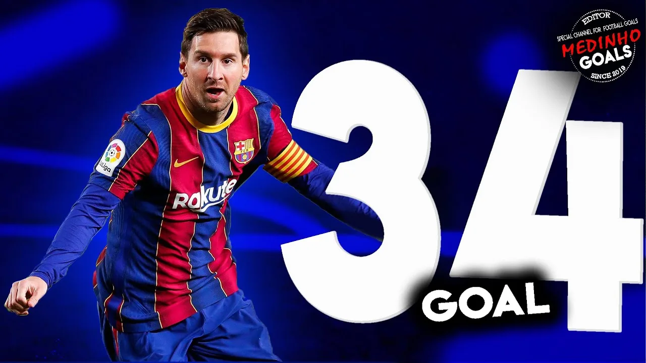 Lionel Messi All 34 Goals So Far 2020/21 ► With commentary –