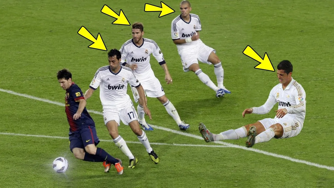 Lionel Messi Destruyendo Jugadores Leyendas – Humillaciones,