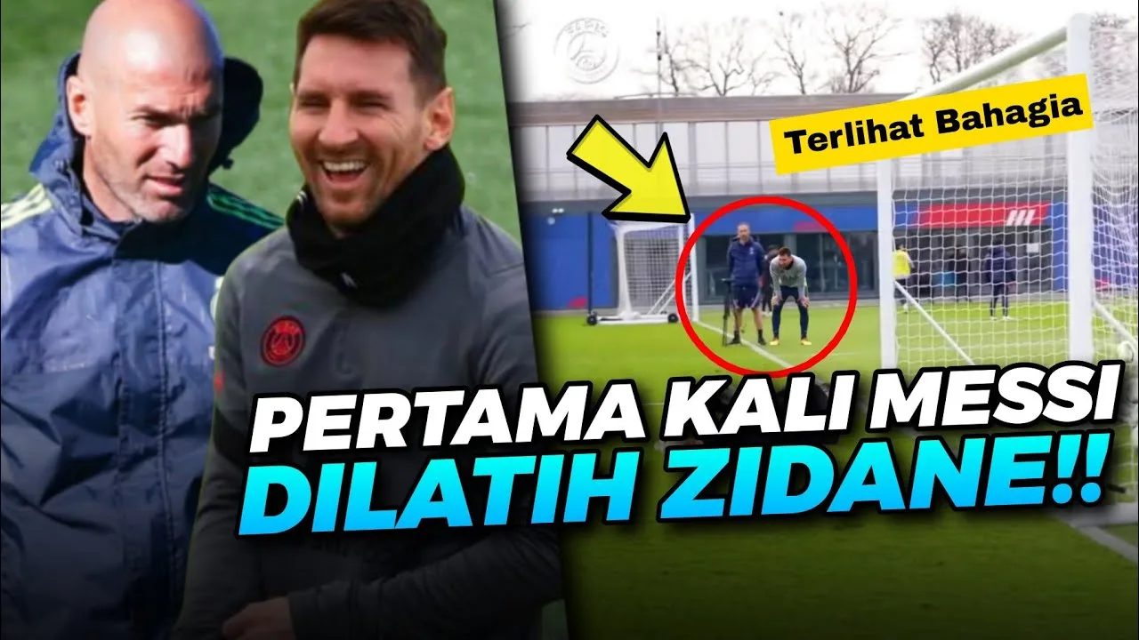 PERTAMA KALI LATIH GOAT  Latihan Perdana Zinadine Zidane