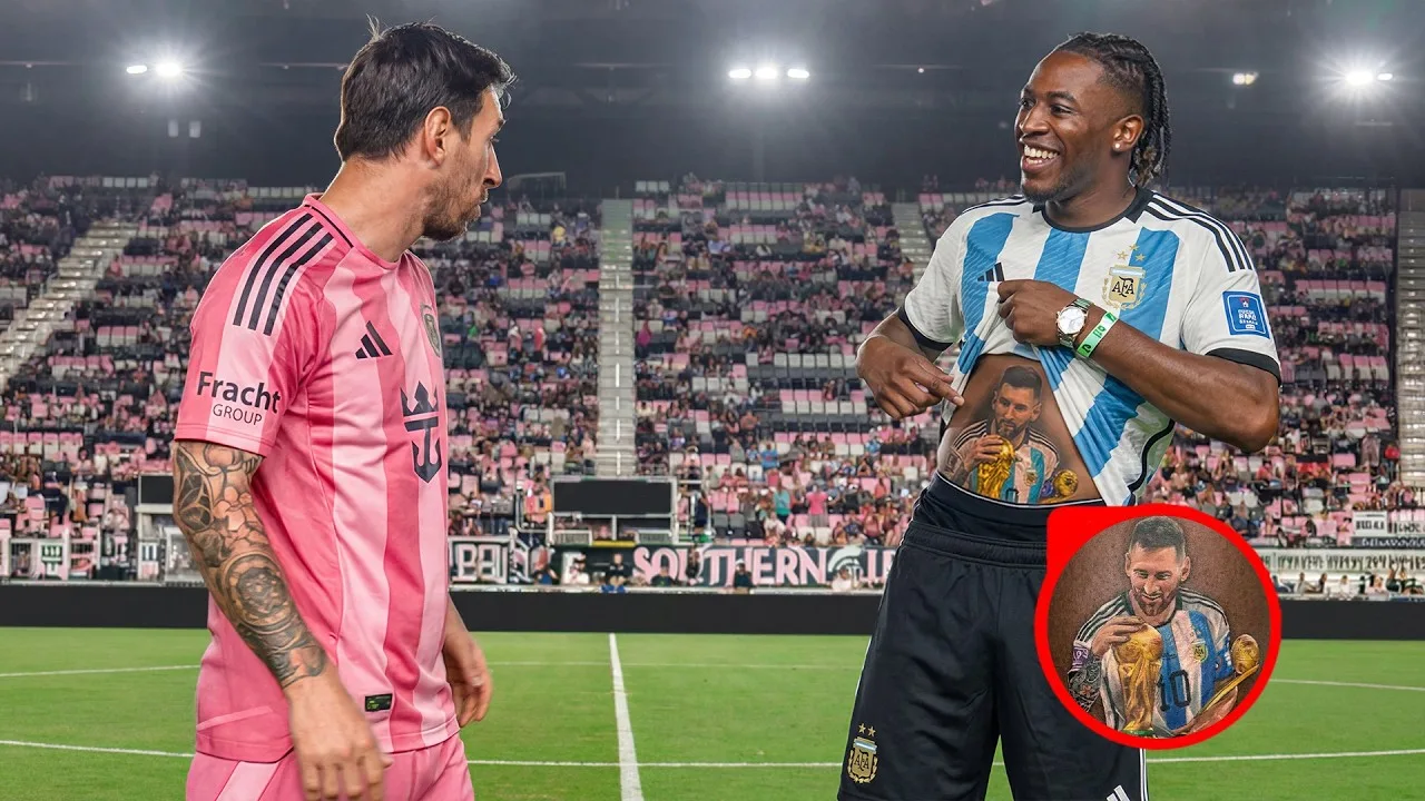 Messi réagit à mon tatouage Messi !