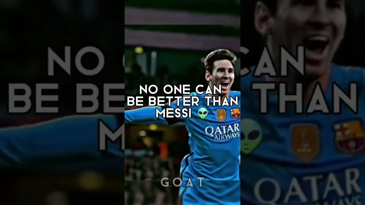 no one can be better than leo messi 🐐👽