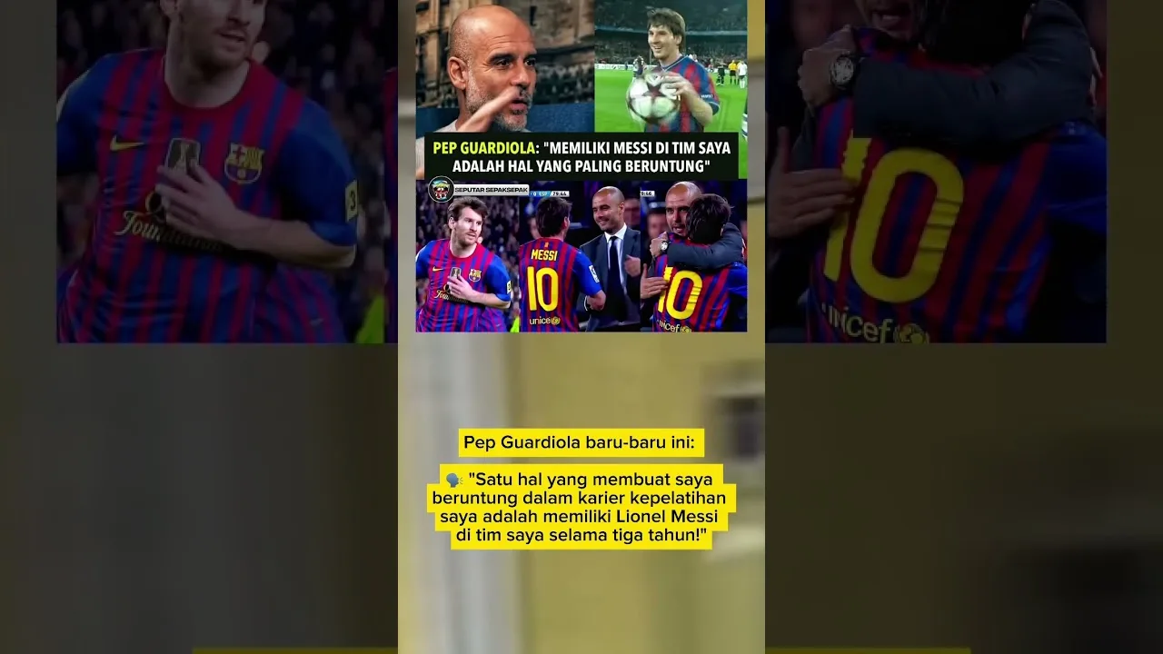 Guardiola suka sama messi#shortvideo #leo #leomessi #lionelmessi #messi #goat #pepguardiola #barca