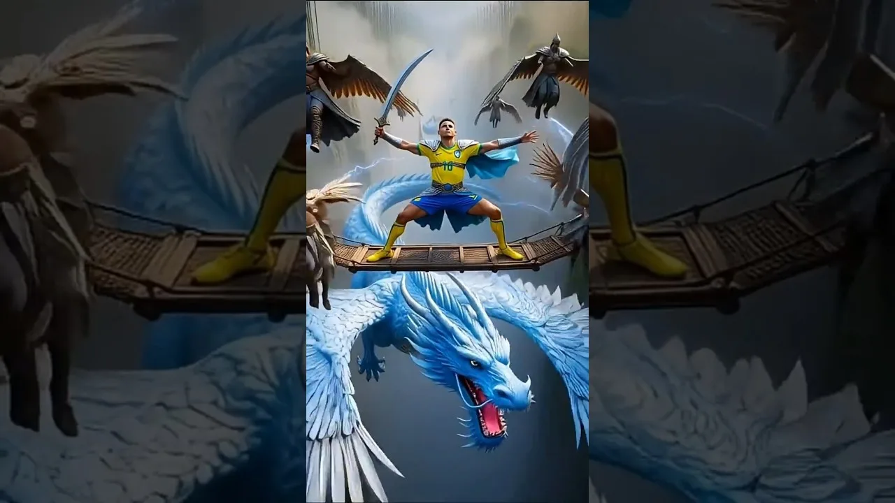 Lionel Messi, Neymar Jr., Kylian Mbappé et Cristiano Ronaldo🐉🔥#dragon #ronaldo #messi #goat