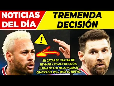 ¡ATENCIÓN! BRUTAL DECISIÓN de NEYMAR  SIGUE la TENSIÓN