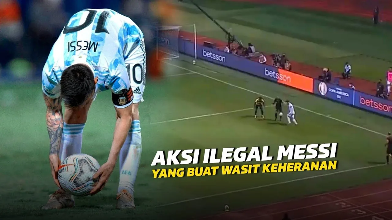 WASIT DIBUAT TERKEJUTLihat Aksi Gila Lionel Messi Saat