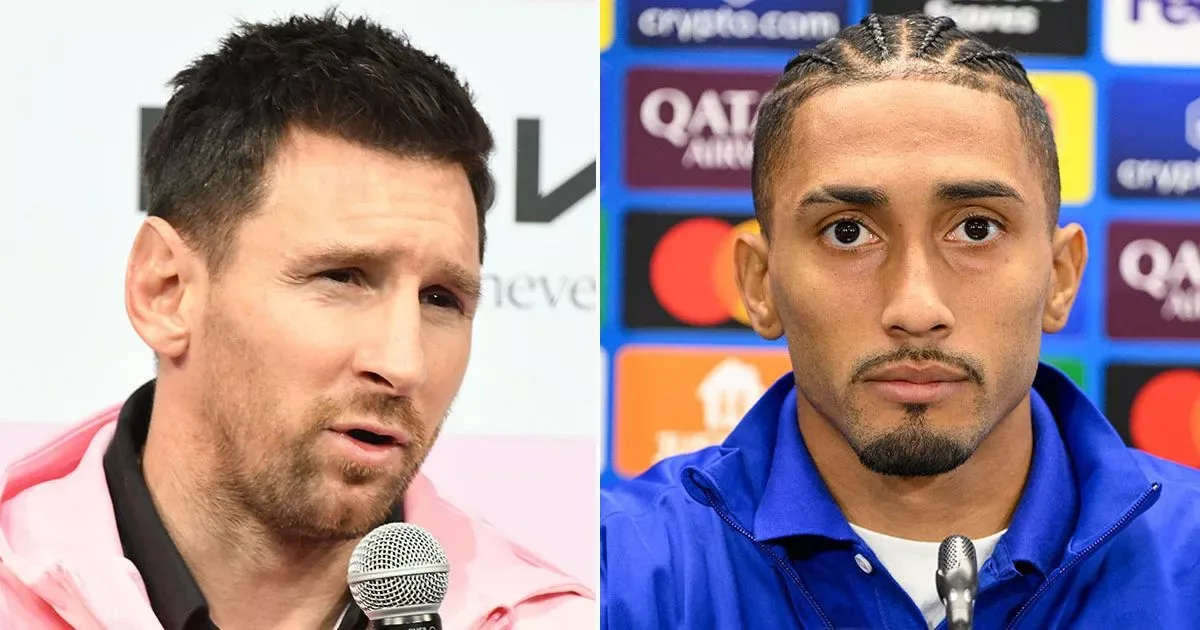 Lionel Messi vise une fouille brutale à Raphinha après un Jibe à la bouche