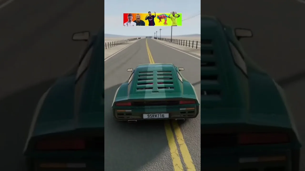 Mbappe❌ Leo messi❌ sipiderman❌ Neymar jr❌ Cr Ronaldo✅ #automobile #beamngdrivemods #beamngdrive 🇺🇲