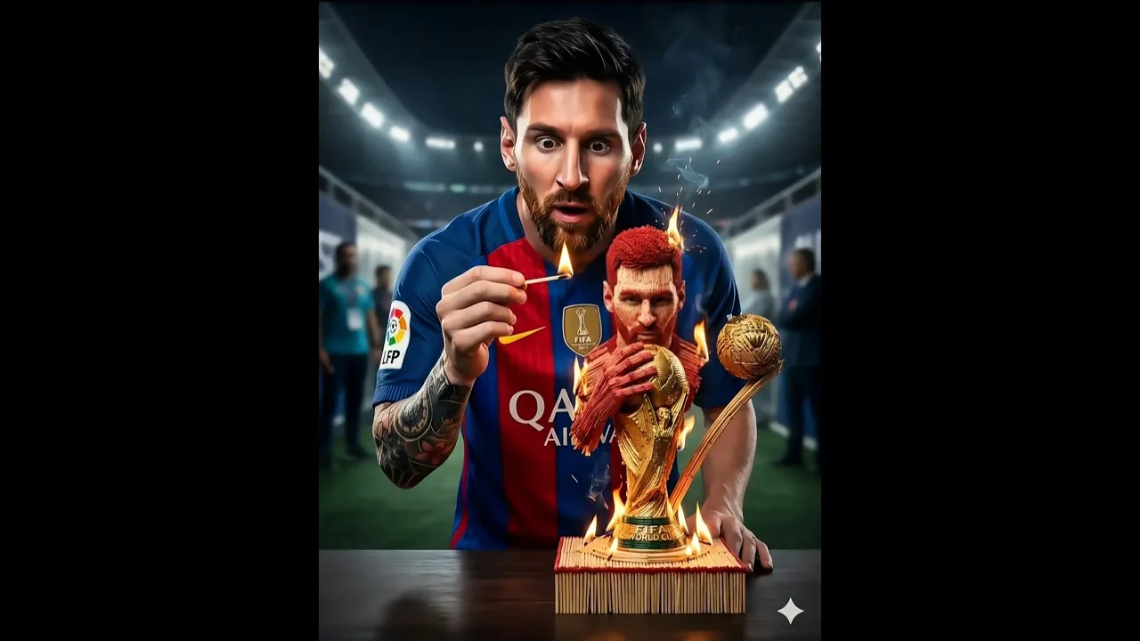 «Lionel Messi fait d’allumettes 😳🔥 (GOAT Burns!)»