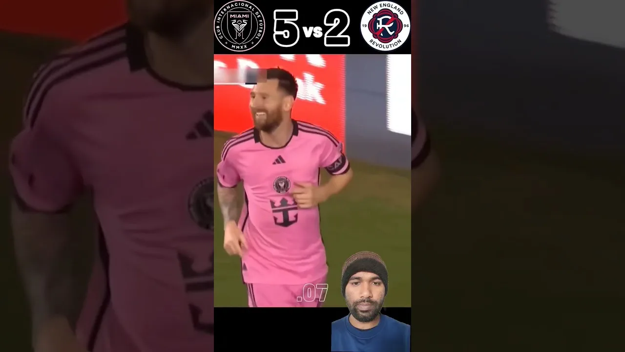 match de football mmxx contre la nouvelle-angleterre #football #messi #intermiami #soccer #leomessi