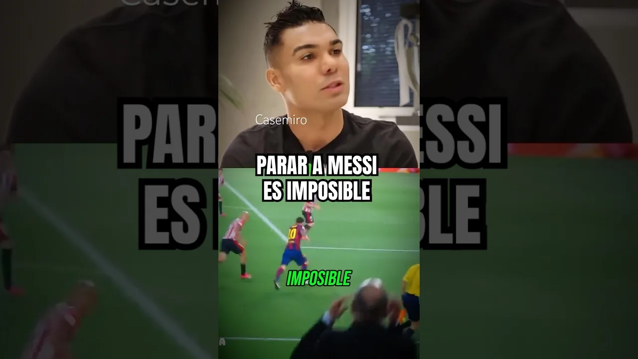 Casemiro habla sobre Messi y como es jugar contra Él #shorts #futbol #messi