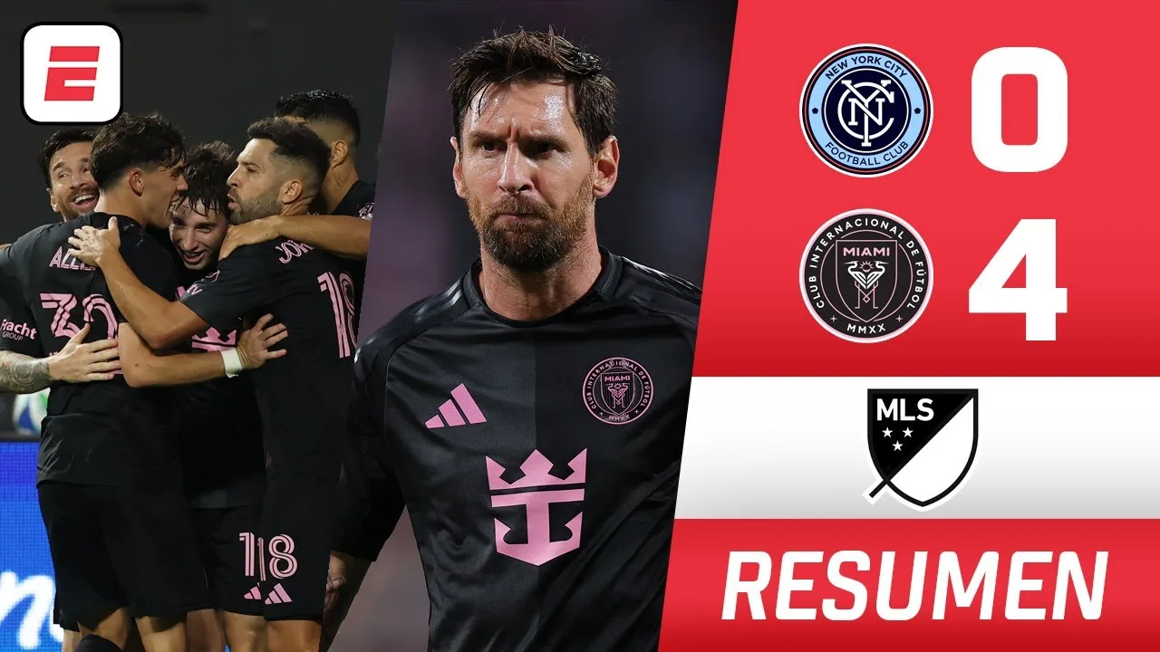 Avec un DOUBLE et une ASSISTANCE de MESSI, L’INTER MIAMI BAT NEW YORK CITY et s’assure une place en playoffs | MLS