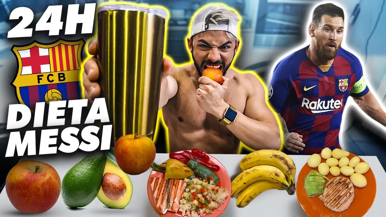 ME COMO LA DIETA DE LEO MESSI Y HAGO SU ENTRENAMIENTO