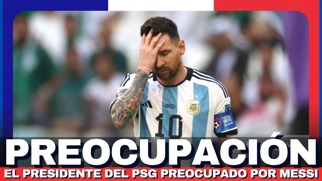 En PSG tiene miedo de que SUCEDA LO PEOR contra LEO MESSI